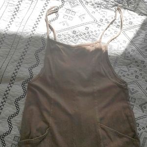 Beige Cotton overalls